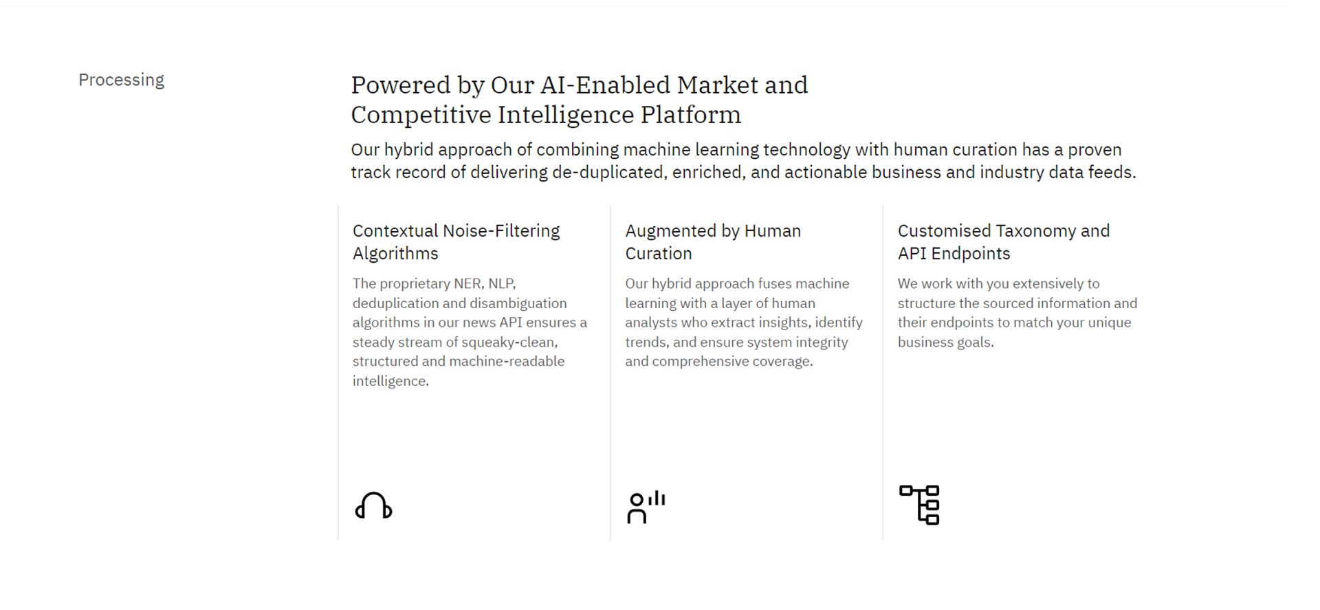 screenshot of News API